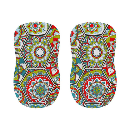 Oriental Mandala Bohemian Pattern Print Bar Stool Covers