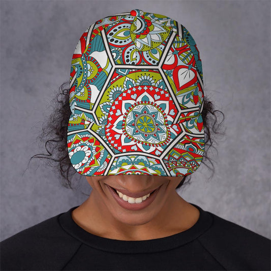 Oriental Mandala Bohemian Pattern Print Baseball Cap