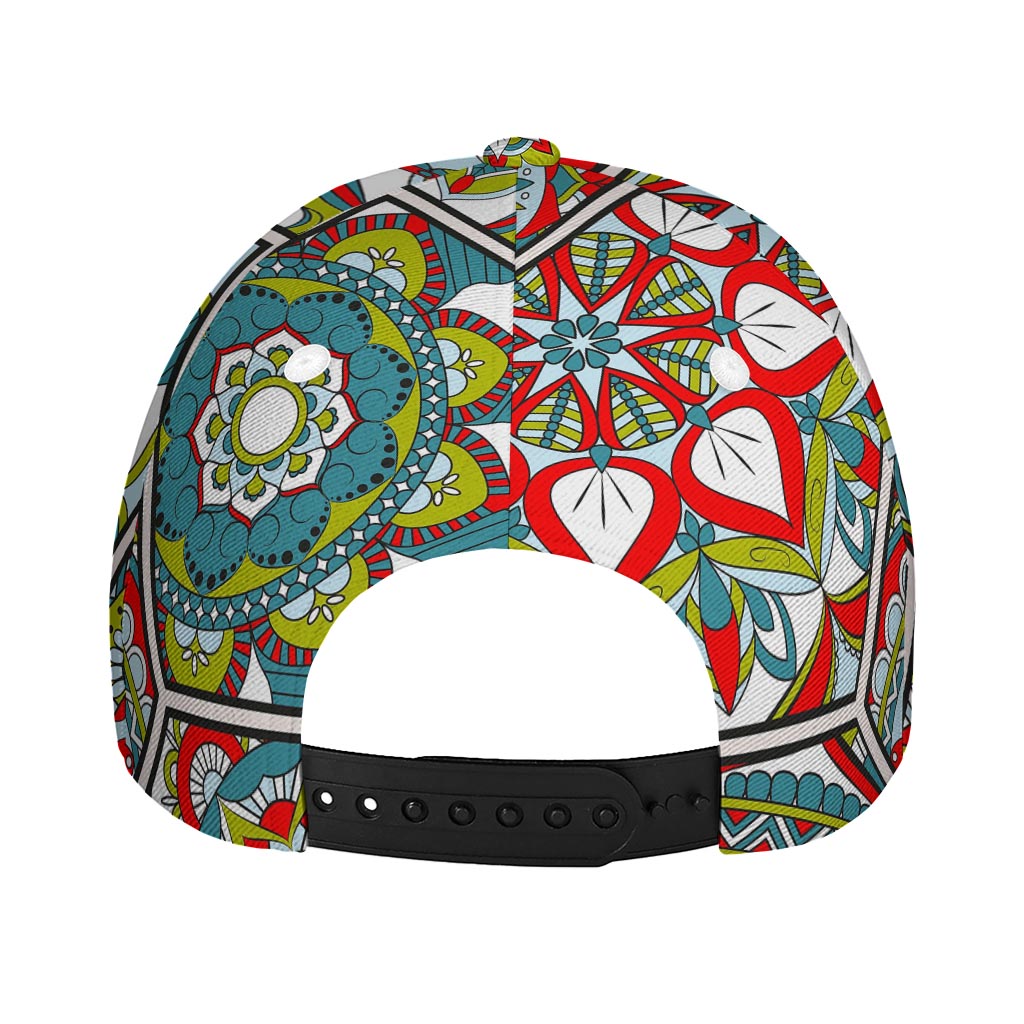 Oriental Mandala Bohemian Pattern Print Baseball Cap