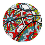 Oriental Mandala Bohemian Pattern Print Basketball