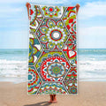 Oriental Mandala Bohemian Pattern Print Beach Towel