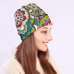 Oriental Mandala Bohemian Pattern Print Beanie