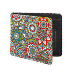 Oriental Mandala Bohemian Pattern Print Bifold Wallet