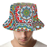 Oriental Mandala Bohemian Pattern Print Bucket Hat