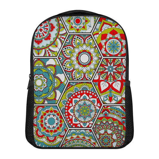 Oriental Mandala Bohemian Pattern Print Casual Backpack