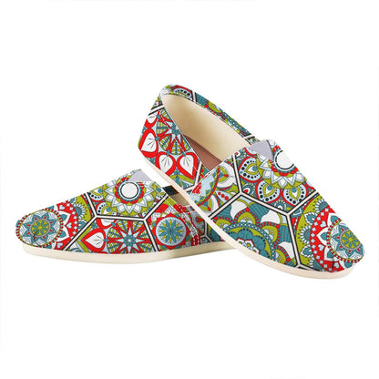 Oriental Mandala Bohemian Pattern Print Casual Shoes