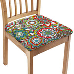 Oriental Mandala Bohemian Pattern Print Chair Cushion Cover