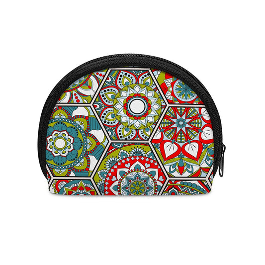 Oriental Mandala Bohemian Pattern Print Coin Purse