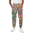 Oriental Mandala Bohemian Pattern Print Cotton Sweatpants