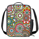 Oriental Mandala Bohemian Pattern Print Crossbody Lunch Bag