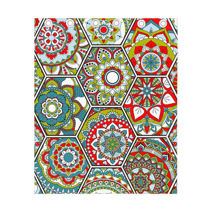 Oriental Mandala Bohemian Pattern Print Curtain