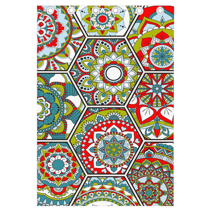 Oriental Mandala Bohemian Pattern Print Curtain