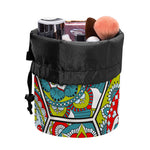 Oriental Mandala Bohemian Pattern Print Drawstring Makeup Bag