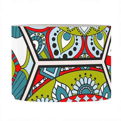 Oriental Mandala Bohemian Pattern Print Drum Lamp Shade