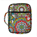 Oriental Mandala Bohemian Pattern Print Front Pocket Bible Bag