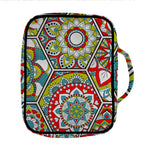 Oriental Mandala Bohemian Pattern Print Front Pocket Bible Bag