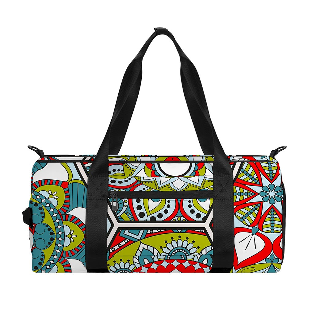 Oriental Mandala Bohemian Pattern Print Gym Bag