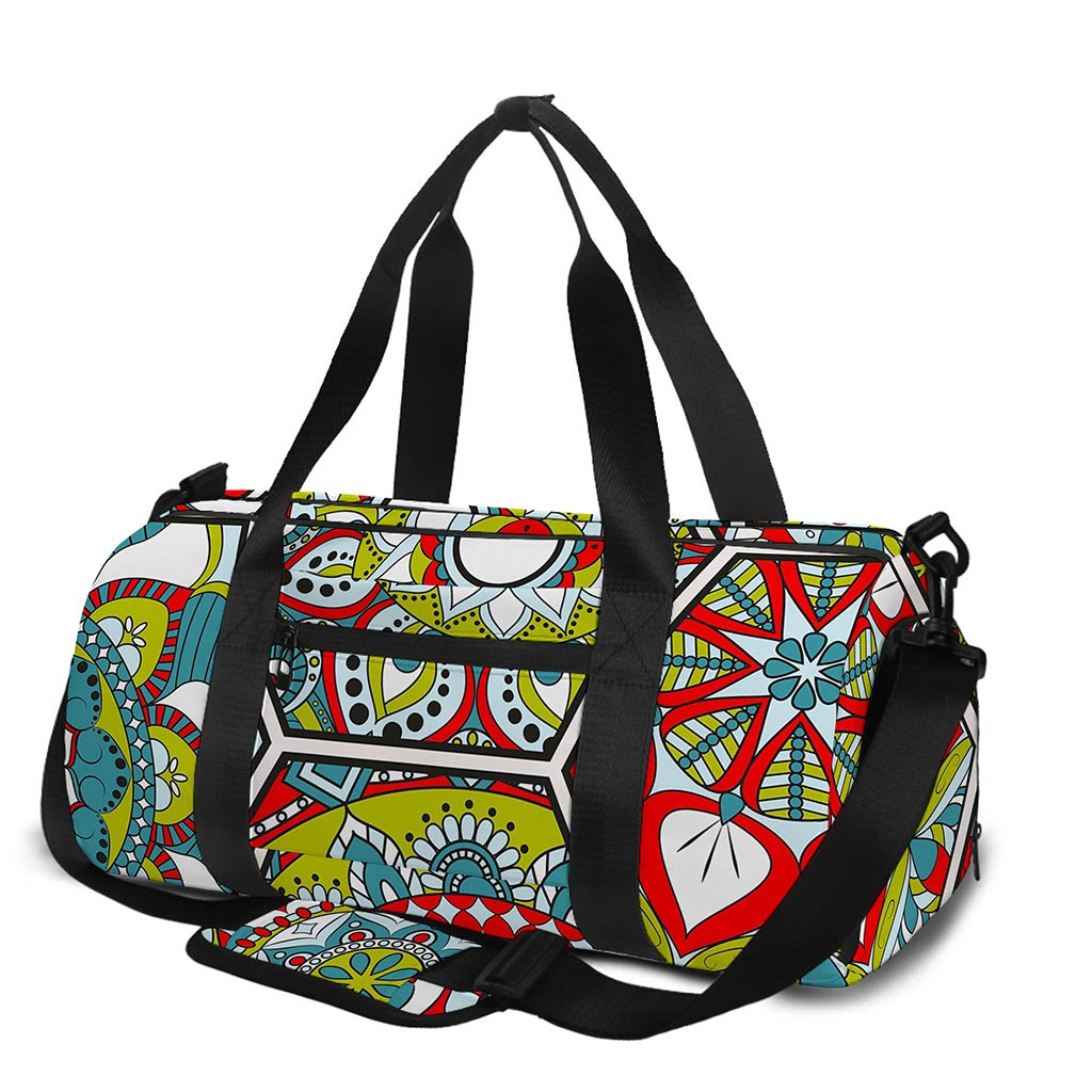 Oriental Mandala Bohemian Pattern Print Gym Bag