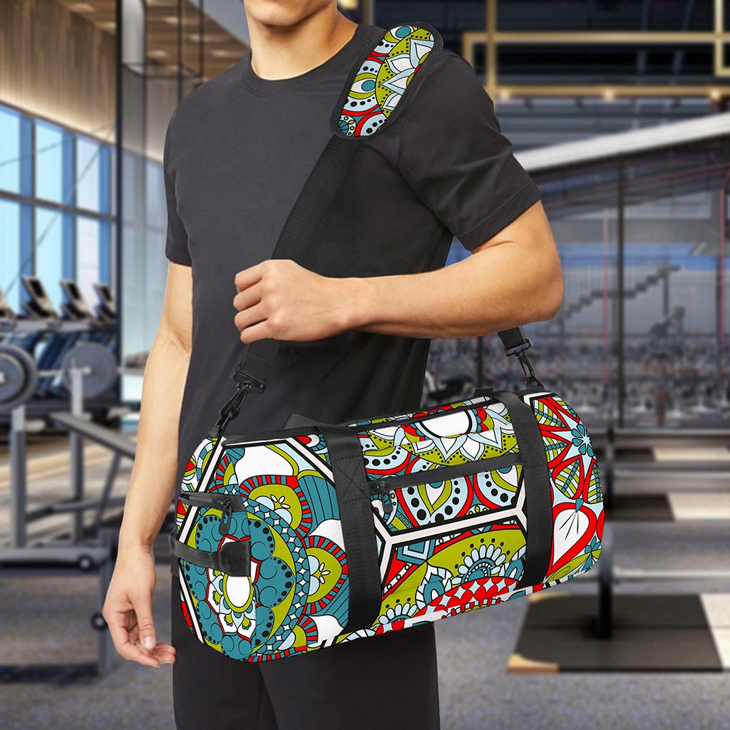 Oriental Mandala Bohemian Pattern Print Gym Bag