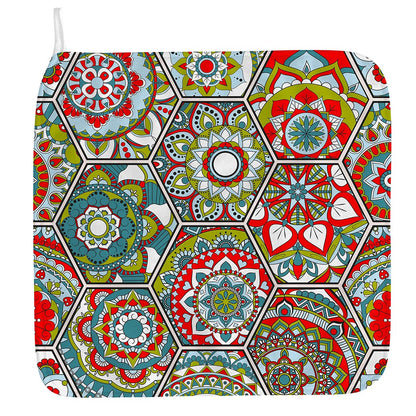 Oriental Mandala Bohemian Pattern Print Hand Towel