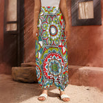 Oriental Mandala Bohemian Pattern Print Harem Pants