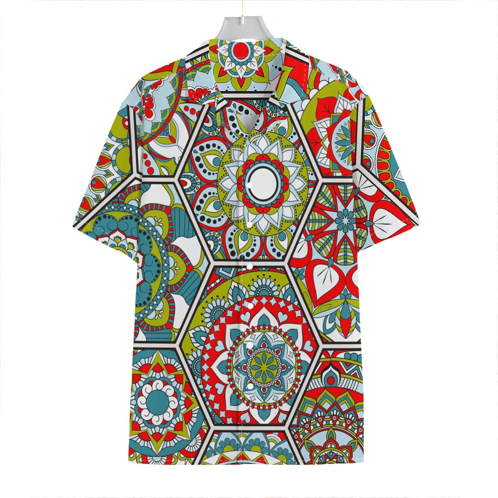 Oriental Mandala Bohemian Pattern Print Hawaiian Shirt