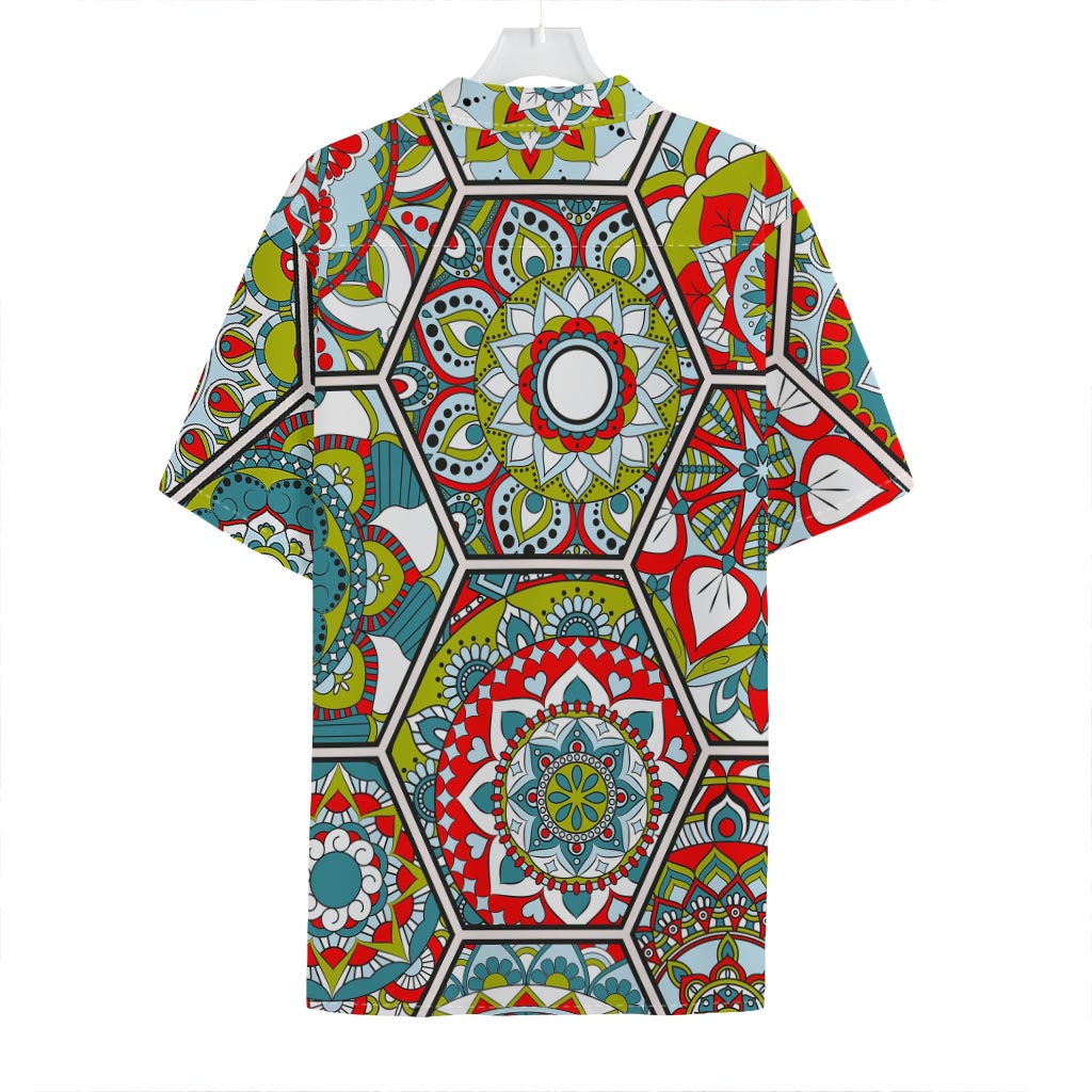 Oriental Mandala Bohemian Pattern Print Hawaiian Shirt