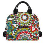 Oriental Mandala Bohemian Pattern Print Insulated Lunch Bag