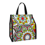 Oriental Mandala Bohemian Pattern Print Insulated Lunch Tote