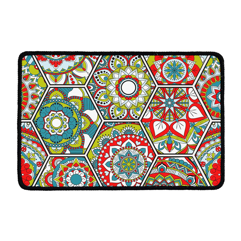 Oriental Mandala Bohemian Pattern Print Kitchen Mat