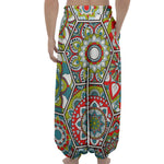 Oriental Mandala Bohemian Pattern Print Lantern Pants