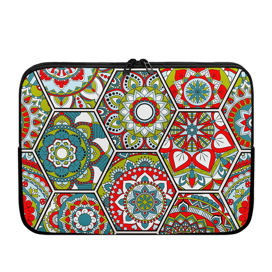 Oriental Mandala Bohemian Pattern Print Laptop Sleeve