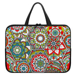 Oriental Mandala Bohemian Pattern Print Laptop Sleeve With Handle