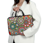 Oriental Mandala Bohemian Pattern Print Laptop Sleeve With Handle