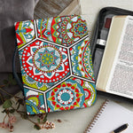 Oriental Mandala Bohemian Pattern Print Leather Bible Cover