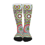Oriental Mandala Bohemian Pattern Print Long Socks