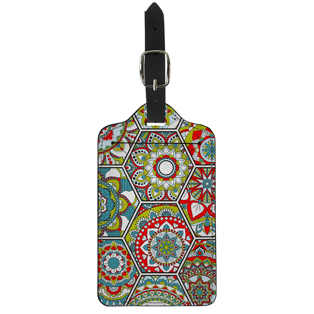 Oriental Mandala Bohemian Pattern Print Luggage Tag