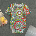 Oriental Mandala Bohemian Pattern Print Men's Bodysuit