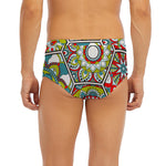Oriental Mandala Bohemian Pattern Print Men's Briefs