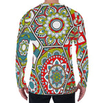Oriental Mandala Bohemian Pattern Print Men's Long Sleeve T-Shirt