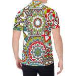 Oriental Mandala Bohemian Pattern Print Men's Shirt