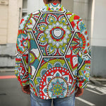 Oriental Mandala Bohemian Pattern Print Men's Shirt Jacket