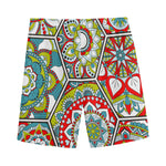 Oriental Mandala Bohemian Pattern Print Men's Sports Shorts