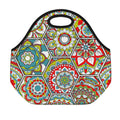 Oriental Mandala Bohemian Pattern Print Neoprene Lunch Bag