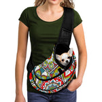 Oriental Mandala Bohemian Pattern Print Pet Sling Carrier