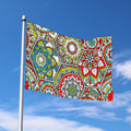 Oriental Mandala Bohemian Pattern Print Polyester Flag