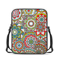 Oriental Mandala Bohemian Pattern Print Rectangular Crossbody Bag