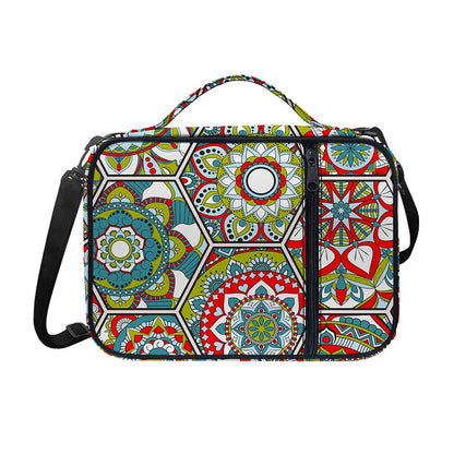 Oriental Mandala Bohemian Pattern Print Shoulder Strap Bible Bag