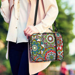 Oriental Mandala Bohemian Pattern Print Shoulder Strap Bible Bag