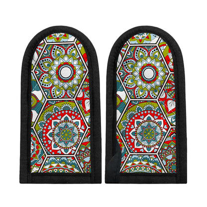 Oriental Mandala Bohemian Pattern Print Skillet Handle Cover